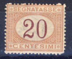 1894-Italia (MNH=**) Segnatasse 20c. Cat.Sassone Euro 37,50 - Andere & Zonder Classificatie