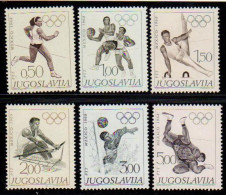 1968-Jugoslavia (MNH=**) S.6v." Olimpiadi Di Mexico" - Other & Unclassified