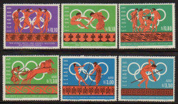 1968-Ecuador (MNH=**) S.6v."Olimpiadi Da Atene A Messico" - Equateur