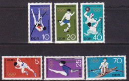 1968-Germania (MNH=**) S.6v."Olimpiadi Di Mexico" - Other & Unclassified