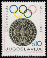 1968-Jugoslavia (MNH=**) S.1v."Olimpiadi Di Mexico" - Otros & Sin Clasificación