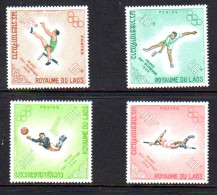 1968-Laos (MNH=**) S.4 V."Giochi Olimpici Mexico" - Laos