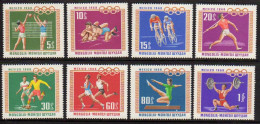 1968-Mongolia (MNH=**) S.8v." Olimpiadi Di Mexico" - Mongolië