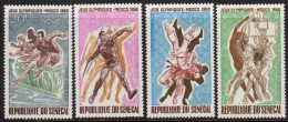 1968-Senegal (MNH=**) S.4v."Olimpiadi Di Mexico" - Sénégal (1960-...)