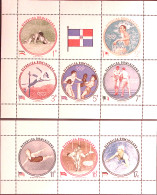 1960-Dominicana (MNH=**) Due Foglietti S.8v."Olimpiadi Di Roma" - Dominicaanse Republiek