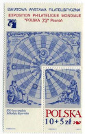 1973-Polonia (MNH=**) Foglietto S.1v."esposizione Filatelica Mondiale Polska 73" - Otros & Sin Clasificación