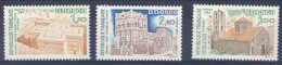 1984-Francia (MNH=**) Serie 3 Valori Unesco - Used Stamps