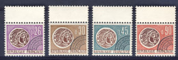 1971-Francia (MNH=**) Serie 4 Valori Moneta Gallica - Ongebruikt