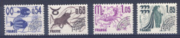 1977-Francia (MNH=**) Serie 4 Valori Zodiaco - Ongebruikt