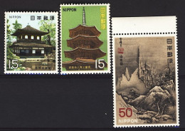 1969-Giappone (MNH=**) S.3v."tesori Artistici Art Treasures" - Autres & Non Classés