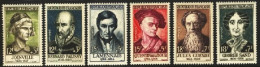 1956-Francia (MNH=**) S.6v.personaggi Famosi Famous Persons "de Joinville, Palis - Unused Stamps