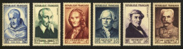 1953-Francia (MNH=**) S.6v.personaggi Famosi Famous Persons "Bernard De Clairvau - Unused Stamps