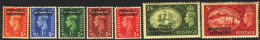 1951-Marocco Agenzie (MLH=*) S.7v. "Re Giorgio VI" (light Hinge) - Sonstige & Ohne Zuordnung
