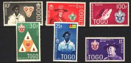 1961-Togo (MNH=**) S.6v. "Scout, Jamboree" - Togo (1960-...)