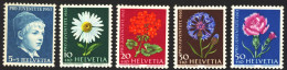 1963-Svizzera (MNH=**) S.5v."Pro Juventute" - Other & Unclassified