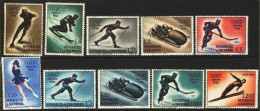 1956-San Marino (MNH=**) S.10v."Giochi Olimpici Cortina" - Nuovi
