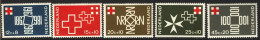 1967-Olanda (MNH=**) S.5v."Croce Rossa" - Ongebruikt
