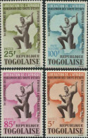 1964-Togo (MNH=**) S.4v."liberazione Dell'Africa Anniversario Della Conferenza D - Togo (1960-...)