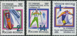 1992-Russia (MNH=**) S.3v."giochi Olimpici Invernali A Albertville"cat.Yvert Eur - Autres & Non Classés
