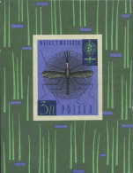 1962-Polonia (MNH=**) Foglietto Un Valore "lotta Alla Malaria"cat.Yvert Euro 2 - Otros & Sin Clasificación