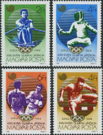 1988-Ungheria (MNH=**) S.4v."Giochi Olimpici A Seoul"cat.Yvert Euro 5 - Andere & Zonder Classificatie