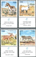 1971-Israele (MNH=**) S.4v.con Appendice "Animali Nature Reserves.Animals Of Bib - Andere & Zonder Classificatie