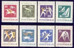 1960-Jugoslavia (MNH=**) S.8v." Olimpiadi Di Roma" - Otros & Sin Clasificación