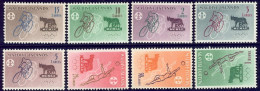 1960-Maldive (MNH=**) S.8v." Olimpiadi Di Roma" Cat.Yvert Euro 3.75 - Maldivas (1965-...)