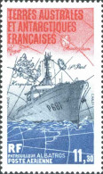 1984-Antartico Francese (MNH=**) Posta Aerea S.1v."incrociatore Albatros Commiss - Nuevos