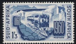 1960-Africa Del Sud (MNH=**) S.1v."centenario Delle Ferrovie" - África Del Sudoeste (1923-1990)