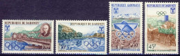 1968-Dahomey (MNH=**) + Gabon 2s.4v."Olimpiade Grenoble" - Gabon (1960-...)