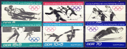 1972-Germania (MNH=**) S.6v."Olimpiade Sapporo" - Altri & Non Classificati