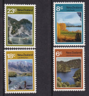 1972-Nuova Zelanda (MNH=**) S.4v."Vedute Di Laghi Neozelandesi" - Andere & Zonder Classificatie