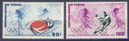 1972-Ciad (MNH=**) S.2v."Olimpiadi Sapporo" - Tschad (1960-...)