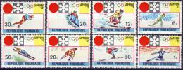 1972-Rwanda (MNH=**) S.8v."Olimpiadi Sapporo" - Other & Unclassified