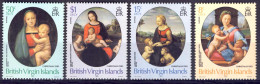 1983-Isole Vergini (MNH=**)s.4v."Christmas" - British Virgin Islands