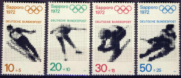1972-Germania (MNH=**) S.4v."Olimpiadi Sapporo" - Altri & Non Classificati