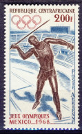 1968-Centroafricana Rep. (MNH=**) S.1v."Olimpiadi Messico" - Centrafricaine (République)