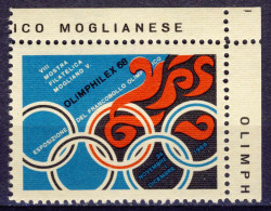 1968-Italia (MNH=**) Mogliano V. Erinnofilo Esposizione Del Francobollo Olimpico - Erinnofilie