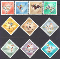 1964-Ungheria (MNH=**) S.10v." Olimpiadi Di Tokyo" - Altri & Non Classificati