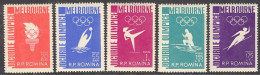 1956-Romania (MNH=**) S.5v." Olimpiadi Di Melbourne" - Altri & Non Classificati