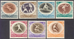 1956-Polonia (MNH=**) S.7v." Olimpiadi Di Melbourne" - Other & Unclassified