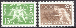 1952-Finlandia (MNH=**) S.2v." Olimpiadi Di Helsinki"cat.Yvert 2012 Euro 5 - Autres & Non Classés