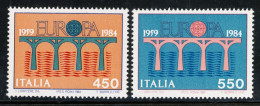 1984-Italia (MNH=**) S.2v."Europa Cept"cat.Sassone Euro 20 - 1946-60: Neufs
