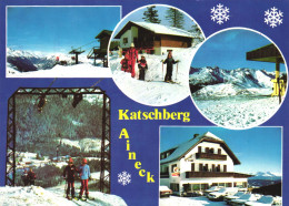 KATSCHBERG, ST. MICHAEL IM LUNGAU, SALZBURG, MULTIPLE VIEWS, SKI RESORT, ARCHITECTURE, CARS, CHILDREN, AUSTRIA, POSTCARD - St. Michael Im Lungau