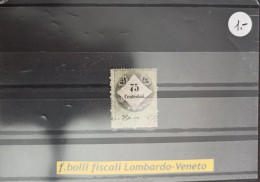 Lombardo.Veneto Fiscale (O=used)) - Vignetten (Erinnophilie)