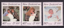 1989-Nuova Zelanda (MNH=**) S.3v."pro Sanità Infantile,Andrea Fergusson Nascita  - Altri & Non Classificati