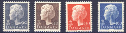 1978-Danimarca (MNH=**) Serie 4 Valori Regina Margareta - Sonstige & Ohne Zuordnung