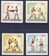 1969-Romania (MNH=**) Serie 4 Valori Pugilato - Andere & Zonder Classificatie