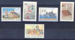 1988-Finlandia (MNH=**) Lotticino Di 5 Esemplari Per Importo Di Catalogo Euro 7 - Andere & Zonder Classificatie